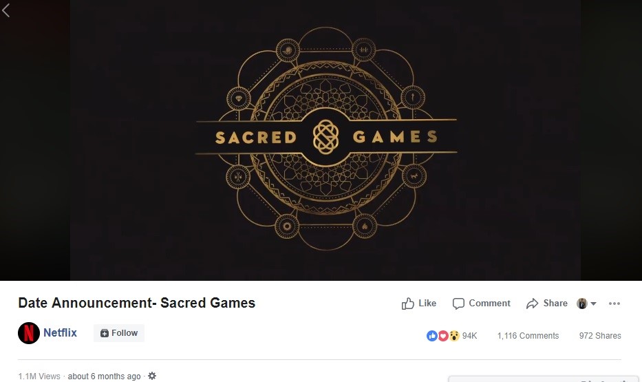date announcement sacred games