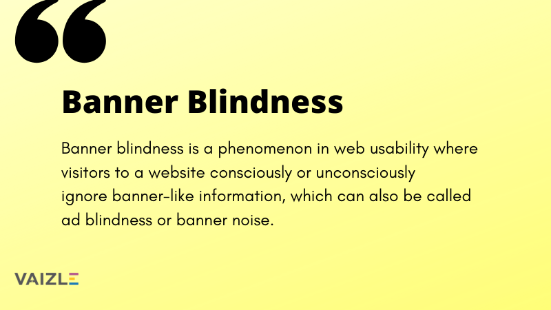 banner blindness definition