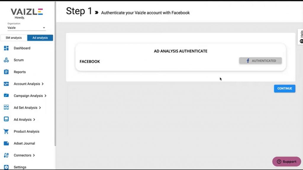 How to Set Up Vaizle Facebook Ad Analysis