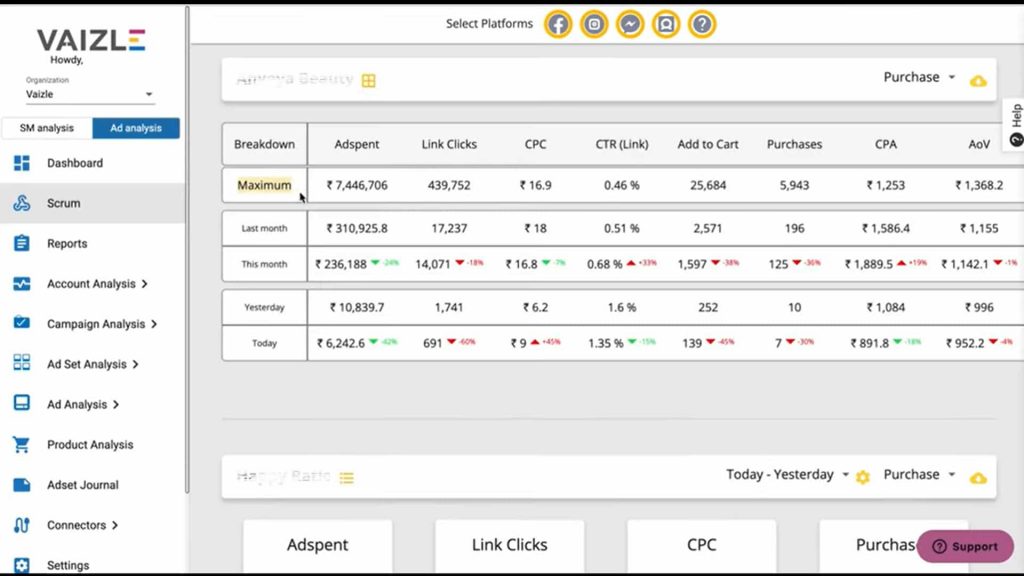 insights from facebook ads analysis tool