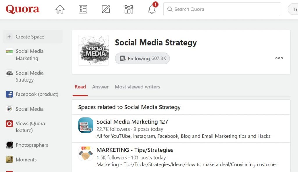 Use Quora to get Social Media Ideas to Keep Your Brand's Feed Fresh