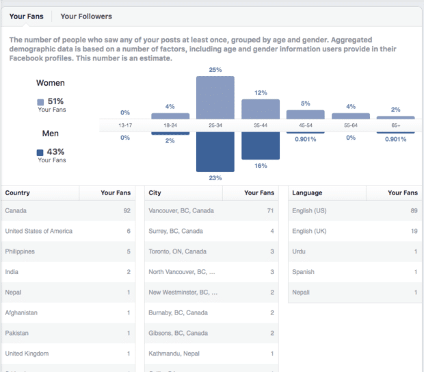 facebook page insights tool