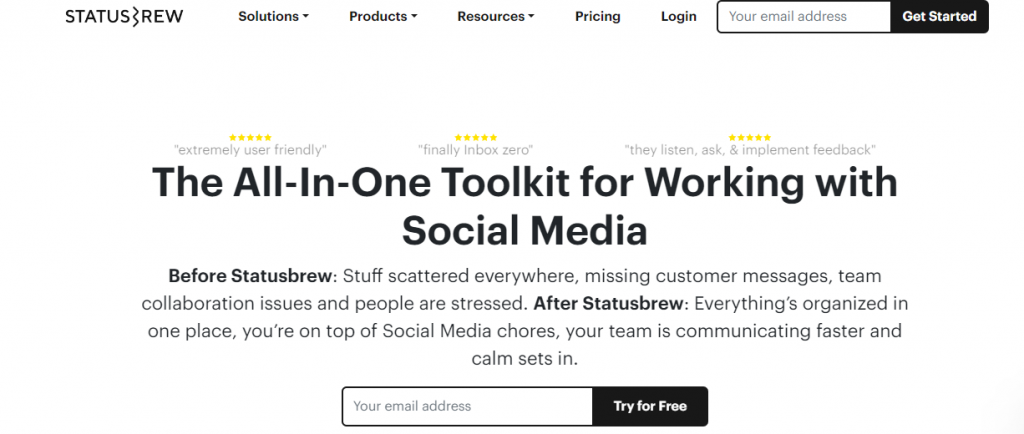 statusbrew social media analytics tool