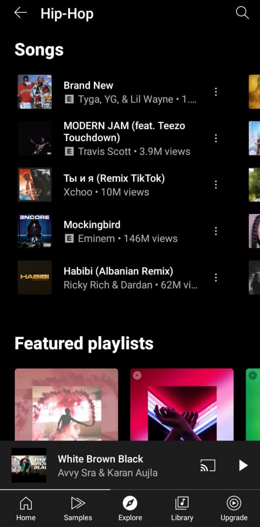 use trending music 