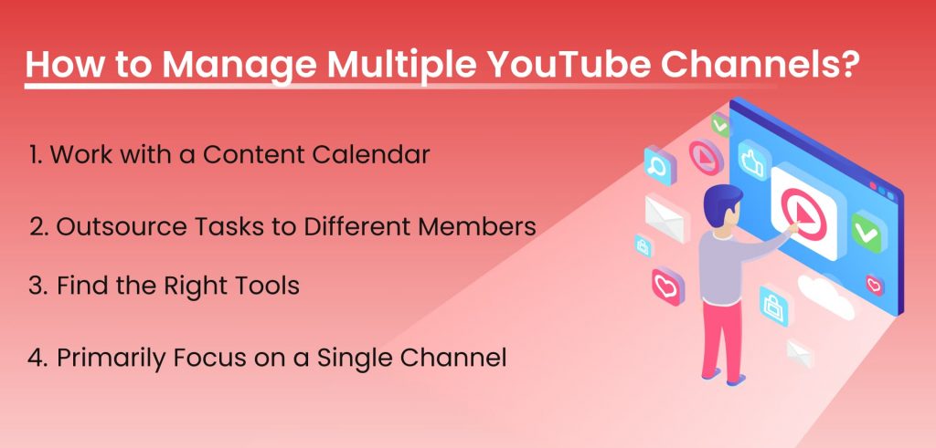 How to manage multiple Youtube Channels?
