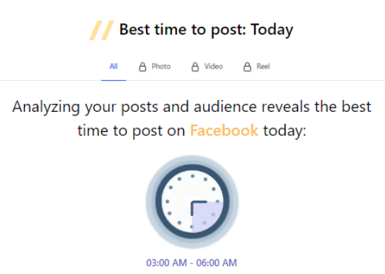 Best time to post on Facebook 