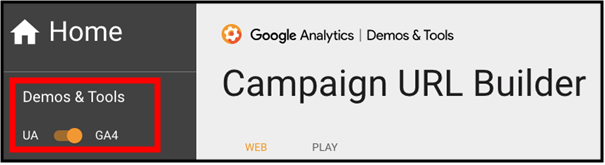 Google’s free Campaign URL Builder tool 