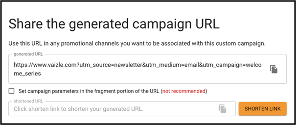 Google’s free Campaign Builder URL tool