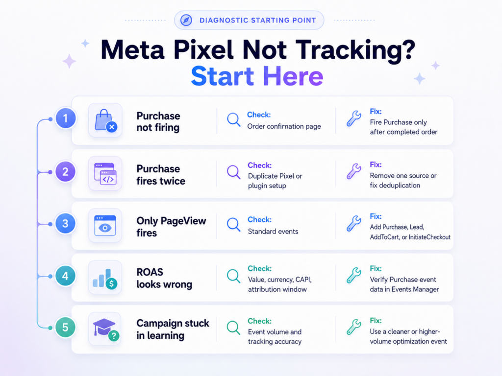 meta pixel is not firing? check here