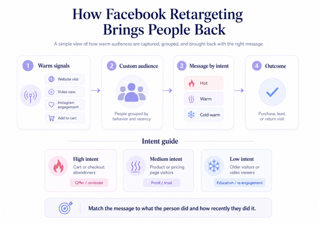 how facebook ads retargeting brings people back